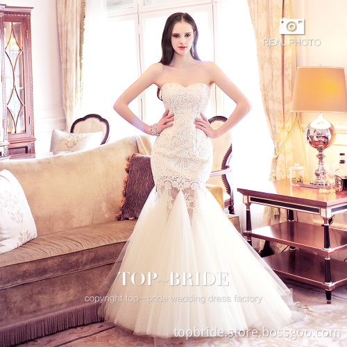 S21492 2016 New Arrived Heavy Beaded Wedding Dress